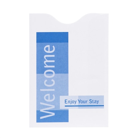 Blue Geometric Keycard Envelope, 500Pk